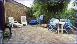 Patio and BBQ area